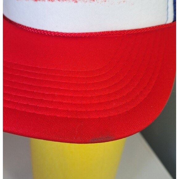 Faded American Flag Otto Collection Mesh Foam Snapback Trucker Hat Cap Election - Picture 2 of 6